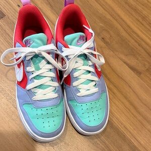 Nike Kids Red and Blue Sneakers